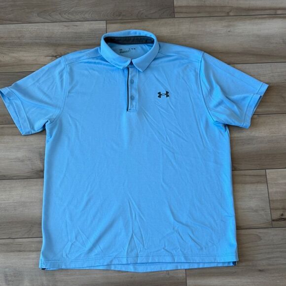 Under Armour Other - Under Armour Men's Light Blue Polo Shirt